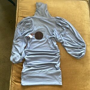 Supima Modal organic eco green Beechwood Yarn fine knit fine fabric Turtleneck